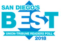 Best of the Best Union Tribune 2018 Award